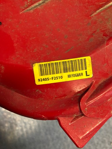 HYUNDAI ELANTRA LAMPA FAR ZADNJA  LIJEVA STRANA W BRANIK NR.00