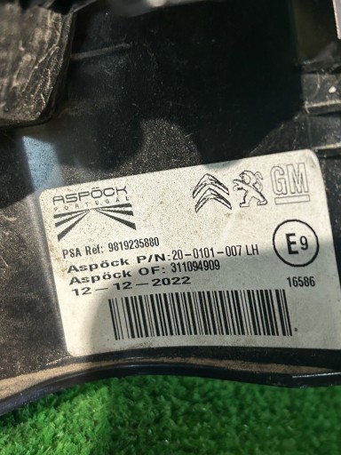 LAMPA FAR ZADNJI ZADNJA  LIJEVA STRANA CITROEN BERLINGO PEUGEOT PARTNER NR:15