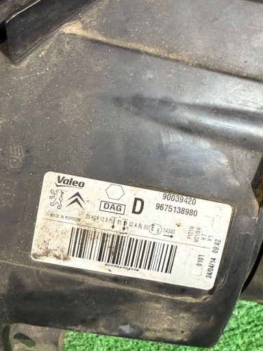 FAR DESNA STRANA PEUGEOT 301 13-17