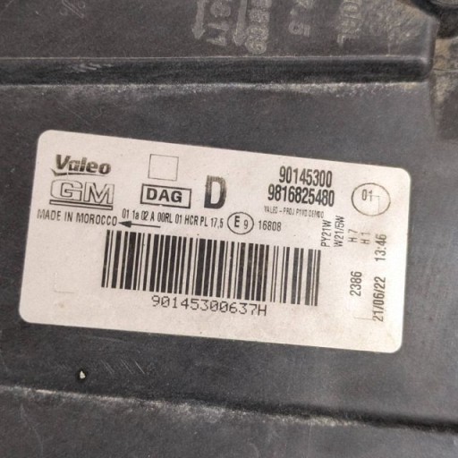 FAR DESNA STRANA PREDNJA OPEL COMBO E OBIČNA NR.R1490 FAR DESNA STRANA PREDNJA OPEL COMBO E OBIČNA NR.R1490
