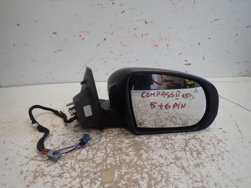RETROVIZOR DESNA JEEP COMPASS II 2017- 5+6PIN