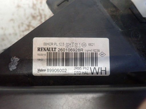 LAMPA FAR PREDNJI DESNI RENAULT SCENIC III REDIZAJN 2012- LAMPA FAR PREDNJI DESNI RENAULT SCENIC III REDIZAJN 2012-