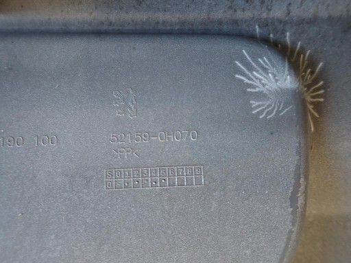 BRANIK ZADNJI PEUGEOT 108 2014- 52159-0H070