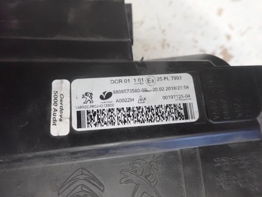 LAMPA FAR PREDNJI LIJEVI PEUGEOT EXPERT III 2016- BI-XENON