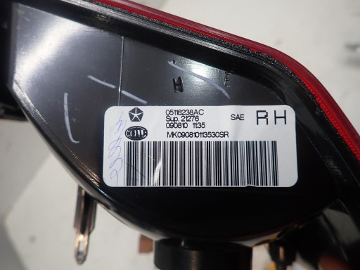 LAMPA FAR ZADNJI ZADNJA  DESNI JEEP PATRIOT 2006-