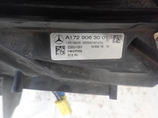 LAMPA FAR DESNI MERCEDES SLK SLC W172 FULL LED REDIZAJN 17