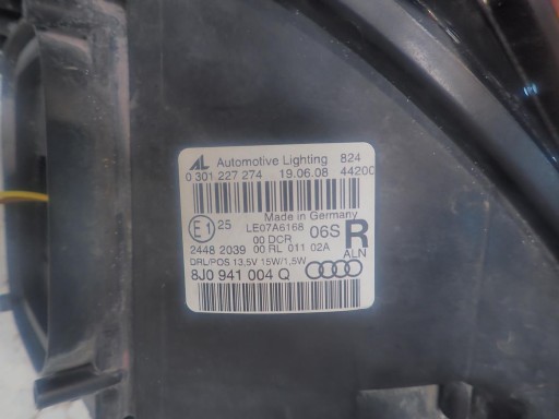 LAMPA FAR PREDNJI DESNI AUDI TT 2006- BI-XENON 8J0
