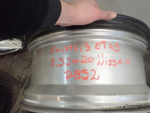 ALUMINIJSKA FELGA NISSAN GTR 5X114,3 ET45 9,5J 20