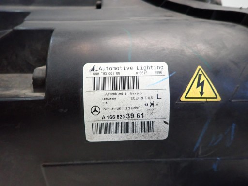 LAMPA FAR PREDNJI LIJEVI MERCEDES ML W166 BI-XENON ZAKRETNI