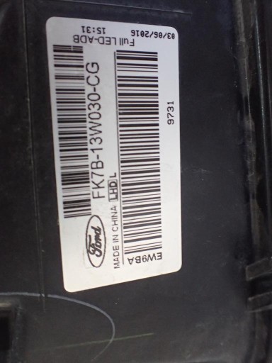 LAMPA FAR PREDNJI LIJEVI FORD EDGE 16- FULL LED