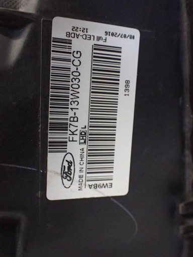 LAMPA FAR PREDNJI LIJEVI FORD EDGE FULL LED 16-