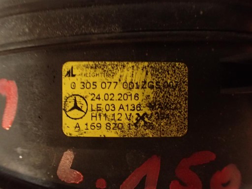 MAGLENKA MERCEDES A-KLASA W169 MAGLENKA MERCEDES A-KLASA W169