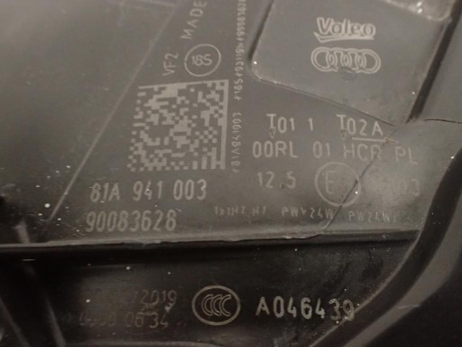 LAMPA FAR PREDNJI DESNI AUDI Q2 16- 81A
