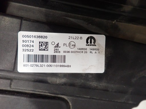 LAMPA FAR PREDNJI DESNI JEEP COMPASS II REDIZAJN 2021- FULL LED 00501636820