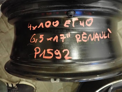 ALUMINIJSKA FELGA RENAULT CAPTUR 4X100 ET40 6,5J 17