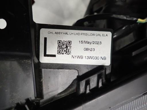 LAMPA FAR PREDNJI LIJEVI FORD RANGER IV 2022- N1WB-13W030-NB