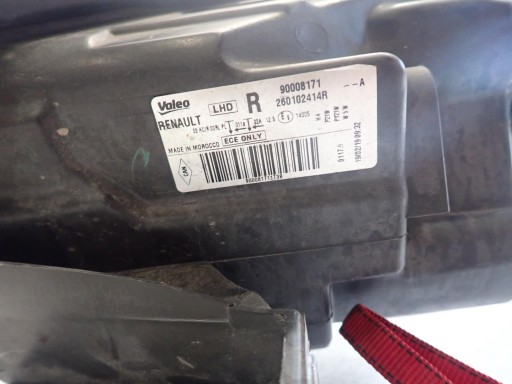 LAMPA FAR PREDNJI DESNI DACIA LODGY DOKKER 2012- 260102414