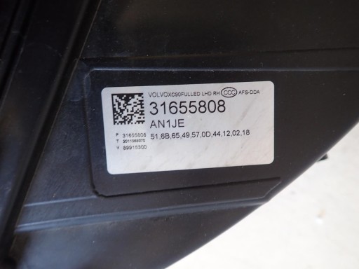 LAMPA FAR PREDNJI DESNI VOLVO XC90 II 2015- FULL LED 31655808
