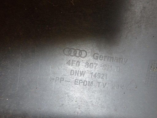 BRANIK ZADNJI AUDI A6 C6 2004-2011 ALLROAD KARAVAN 4F0807511D