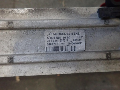 INTERCOOLER MERCEDES SPRINTER W907 W910 2018- A9075011600