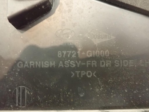 LAJSNA VRATA LIJEVI PREDNJI HYUNDAI IONIQ 5 2021- 87721-GI000 LAJSNA VRATA LIJEVI PREDNJI HYUNDAI IONIQ 5 2021- 87721-GI000
