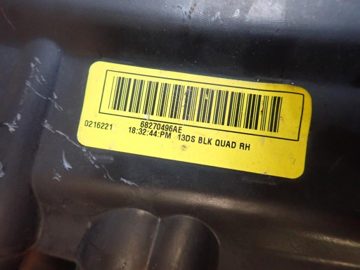 LAMPA FAR PREDNJI DESNI DODGE RAM IV 2019- 68270496AE LAMPA FAR PREDNJI DESNI DODGE RAM IV 2019- 68270496AE