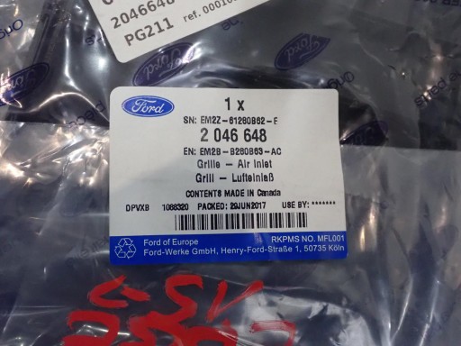 MREŽICA VENTILACIJA FORD EDGE 2046648