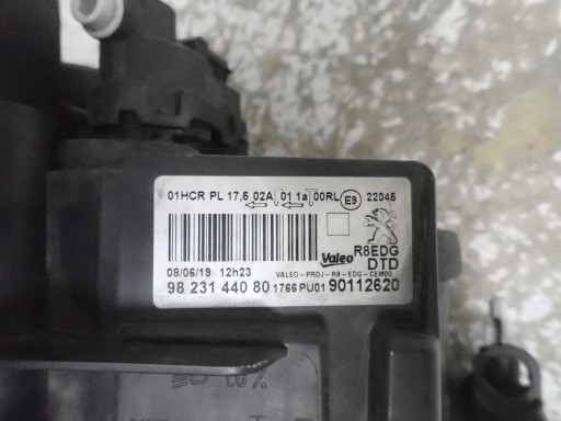 LAMPA FAR PREDNJI DESNI PEUGEOT 508 II 2019- 9823144080