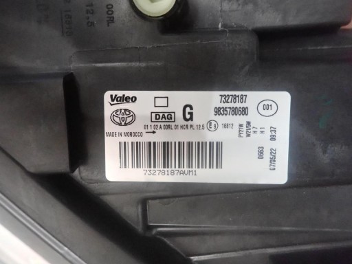 LAMPA FAR PREDNJI LIJEVI TOYOTA PROACE VERSO CITY 2020-