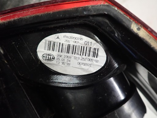 LAMPA FAR ZADNJI ZADNJA  DESNI MERCEDES SPRINTER W907 W910 2017- A9108200100