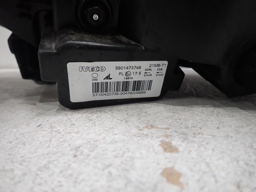 LAMPA FAR PREDNJI DESNI IVECO DAILY 2014- 5801473749