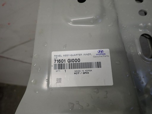 BLATOBRAN ZADNJI LIJEVI VANJSKI ČETVRTINA HYUNDAI IONIQ 5 21- 71601-GI000 BLATOBRAN ZADNJI LIJEVI VANJSKI ČETVRTINA HYUNDAI IONIQ 5 21- 71601-GI000