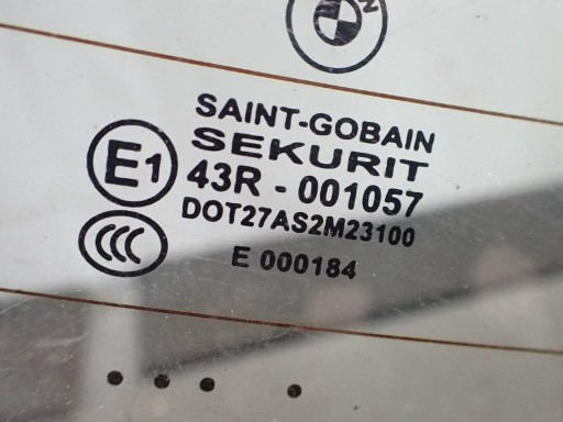 STAKLO ZADNJI GEPEKA BMW 3 GT F34