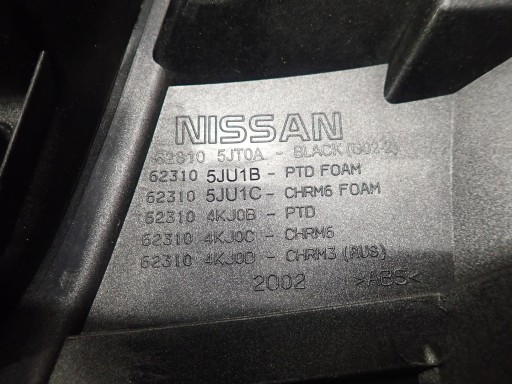 MASKA NISSAN NAVARA NP300 15- 62310-5JT0A MASKA NISSAN NAVARA NP300 15- 62310-5JT0A