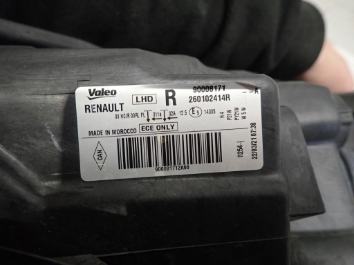 LAMPA FAR PREDNJI DESNI DACIA LODGY DOKKER 2012- 260102414