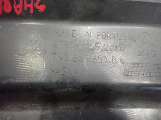 MASKA VW SHARAN 2010- 7N0853653B