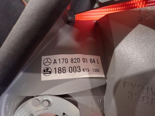 LAMPA FAR ZADNJI ZADNJA  LIJEVI MERCEDES SLK W170 A1708200164