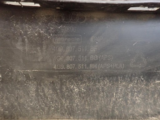BRANIK ZADNJI AUDI A6 C7 ALLROAD 2011- 4G9807511BE
