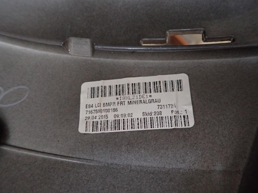 BRANIK PREDNJI BMW X1 E84 REDIZAJN 2012- BRANIK PREDNJI BMW X1 E84 REDIZAJN 2012-
