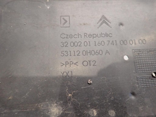 MASKA MREŽICA BRANIKA CITROEN C1 REDIZAJN 2008-2012 53112-0H060A