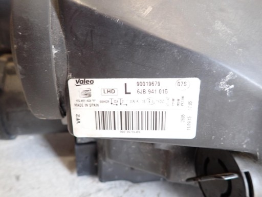 LAMPA FAR PREDNJI LIJEVI SEAT TOLEDO IV 2012- 6JB941015