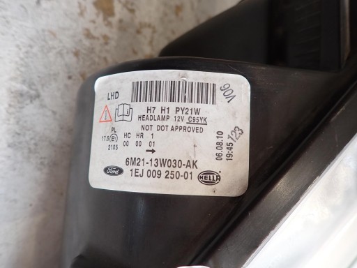LAMPA FAR PREDNJI LIJEVI FORD S-MAX MK1 GALAXY MK3 2007-2015 6M21-13W030-AK