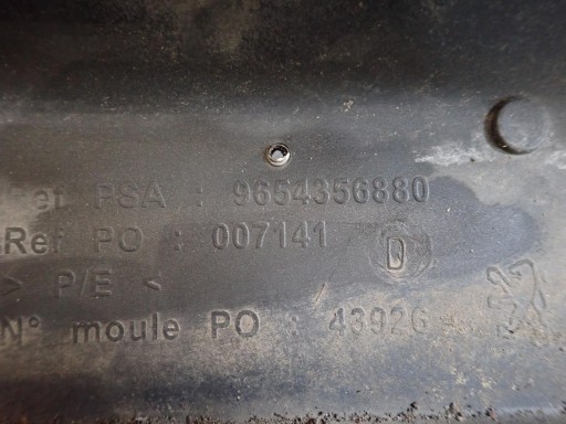 BRANIK PREDNJI PEUGEOT 207 2006-2009 9654356880