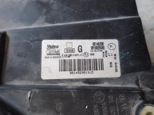 LAMPA FAR PREDNJI LIJEVI OPEL COMBO E 2018- 9816825580 LAMPA FAR PREDNJI LIJEVI OPEL COMBO E 2018- 9816825580
