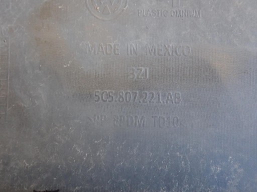 BRANIK PREDNJI VW BEETLE DUNE CROSS R-LINE 2011- 5C5807221AB