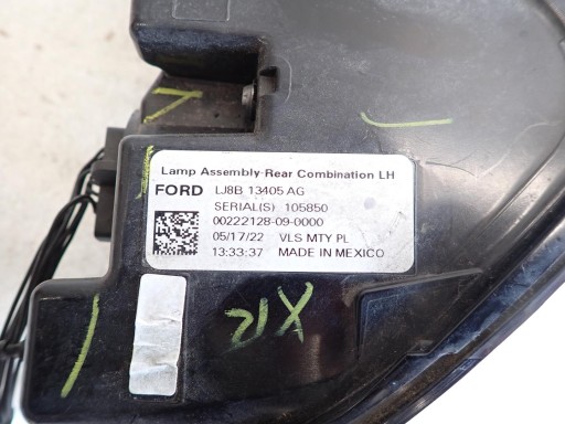 LAMPA FAR ZADNJI ZADNJA  LIJEVI FORD MUSTANG MACH E 2021- LJ8B-13405-AG