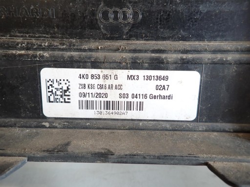 MASKA AUDI A6 C8 ALLROAD 2018- 4K0853651G