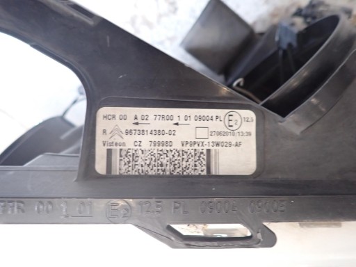 LAMPA FAR PREDNJI DESNI CITROEN C3 II DS3 2009-2016 9673814380