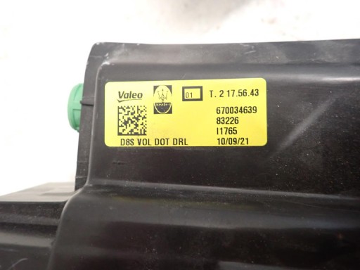 LAMPA FAR PREDNJI DESNI MASERATI LEVANTE 2016- BI-XENON 670034639 USA