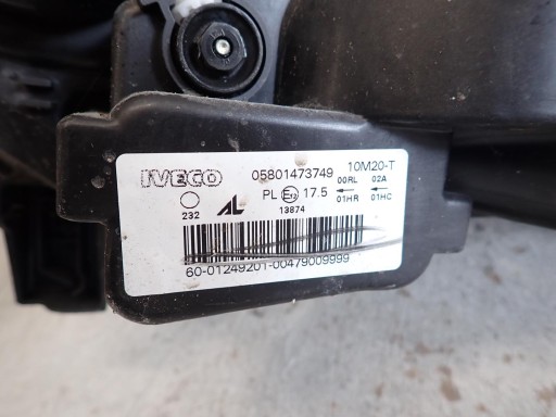 LAMPA FAR PREDNJI DESNI IVECO DAILY 2014- 5801473749